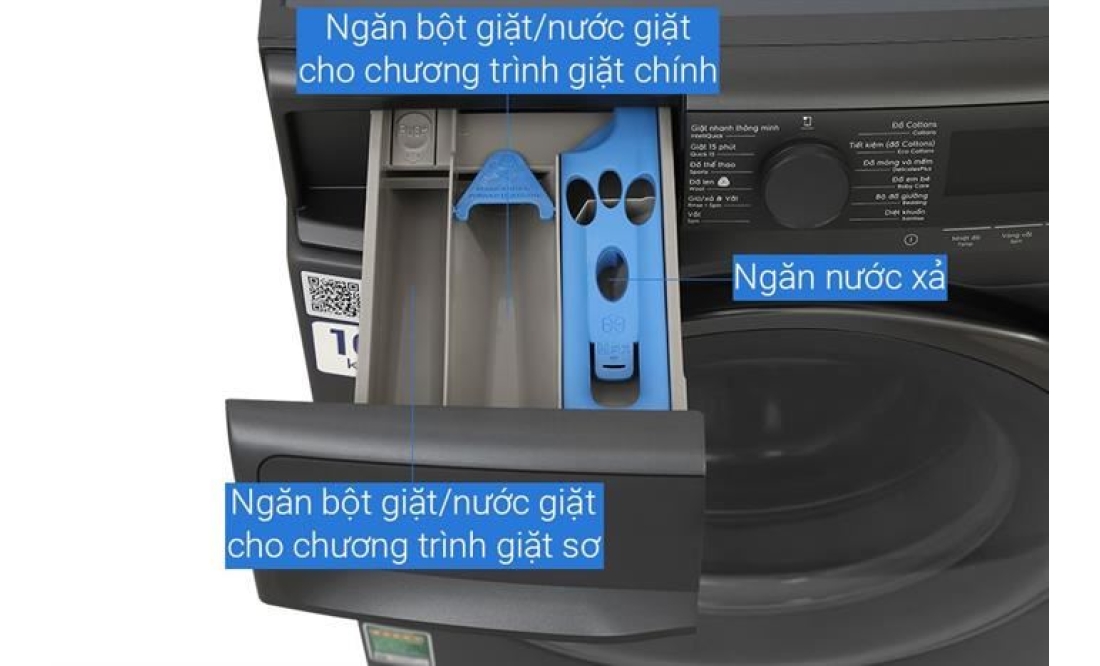 Máy giặt Electrolux UltimateCare 700 Inverter 10 kg EWF1043R7SC