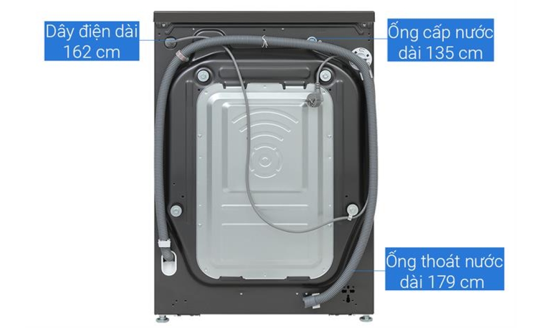 Máy giặt sấy LG Inverter giặt 11 kg - sấy 7 kg FV1411D4B