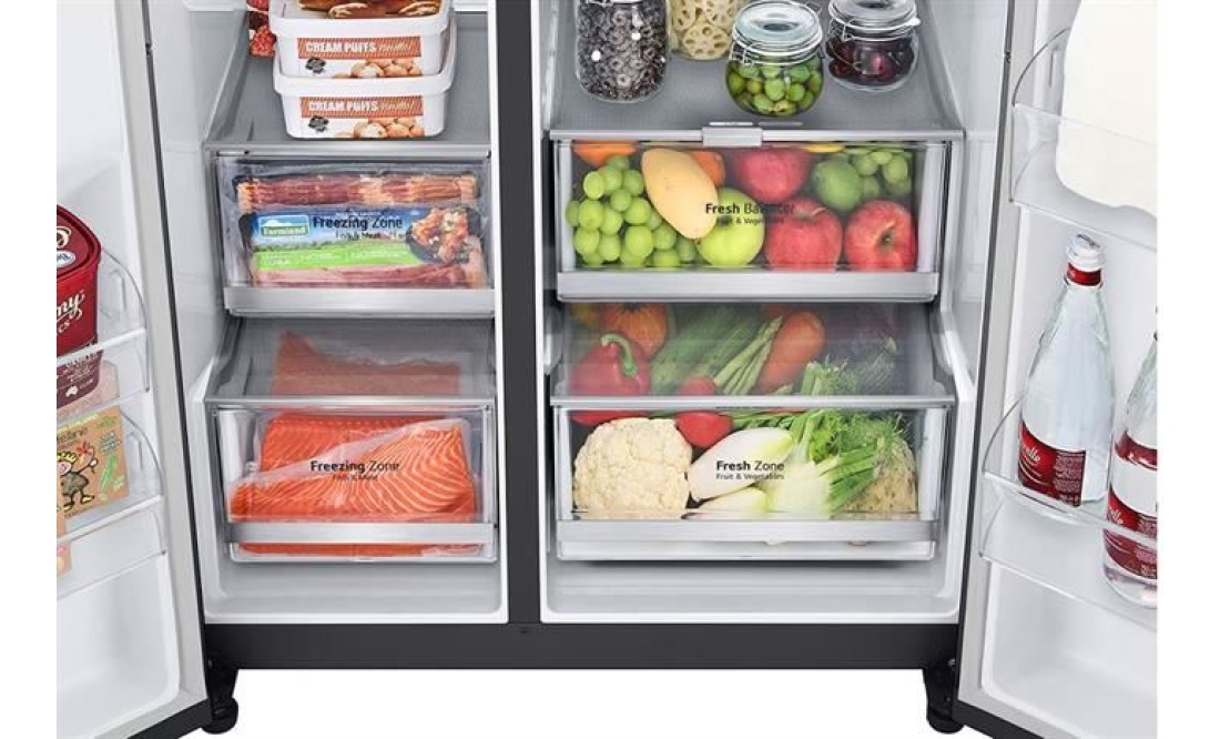 Tủ lạnh LG Inverter 635 lít Side By Side InstaView GR-G257BL