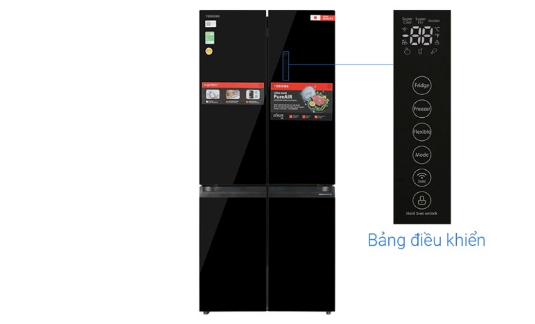 Tủ lạnh Toshiba Inverter 515 lít Multi Door GR-RF677WI-PGV(22)-XK
