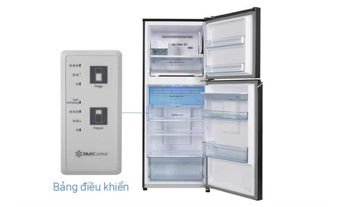 Tủ lạnh Panasonic Inverter 326 lít NR-TL351VGMV