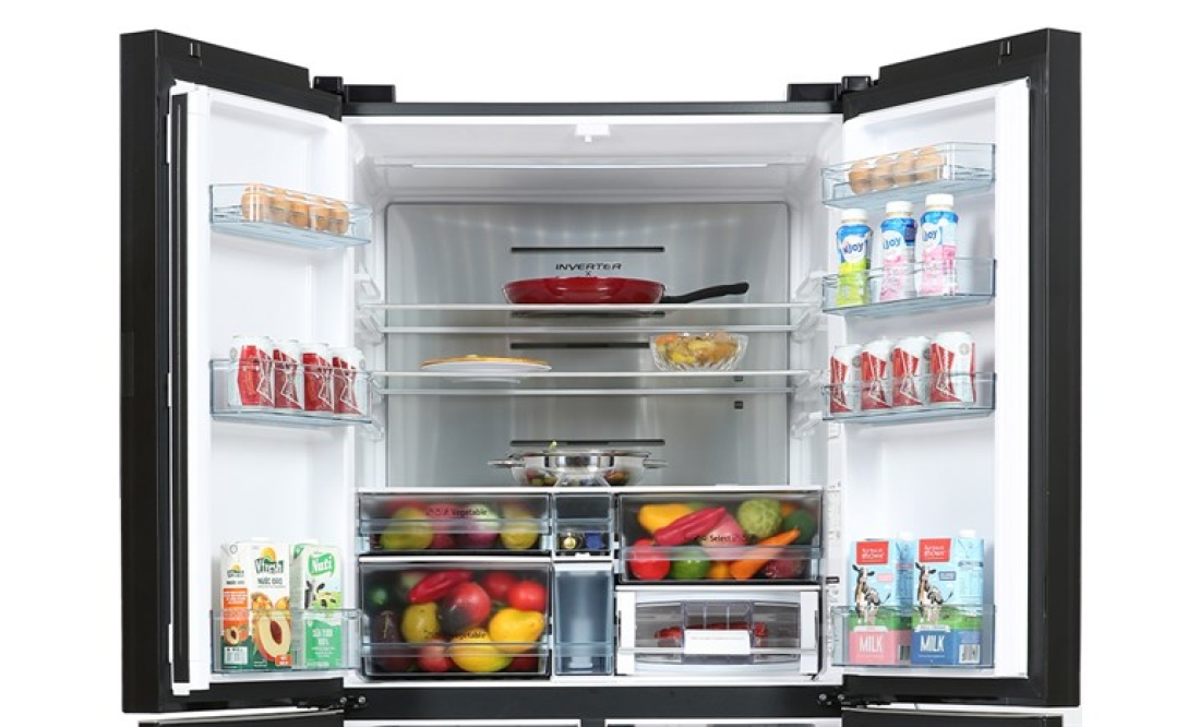 Tủ lạnh Hitachi Inverter 640 lít Multi Door R-WB640VGV0 GBK