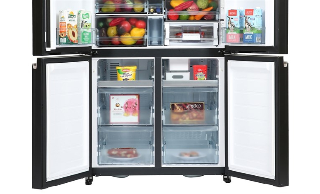 Tủ lạnh Hitachi Inverter 640 lít Multi Door R-WB640VGV0 GBK