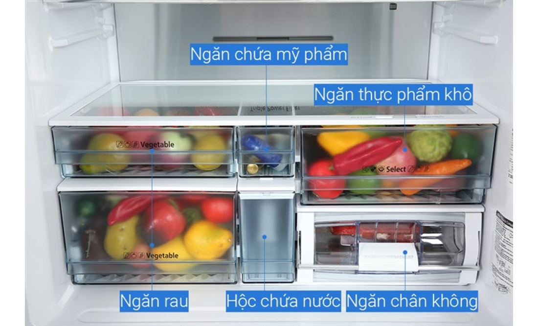 Tủ lạnh Hitachi Inverter 640 lít Multi Door R-WB640VGV0 GBK