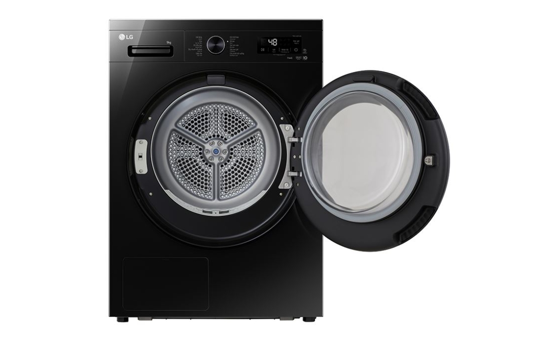 Máy sấy bơm nhiệt LG 9 Kg RB09NHP5O 2026