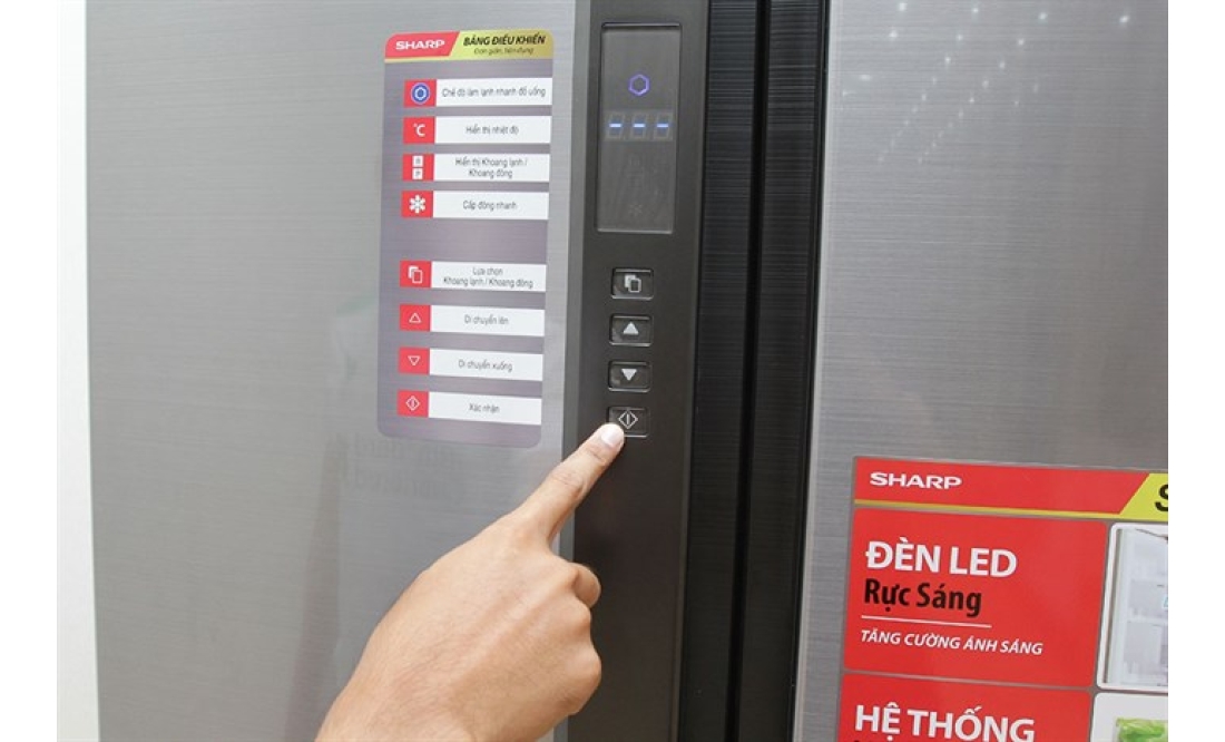 Tủ lạnh Sharp Inverter 556 lít SJ-FX630V-ST