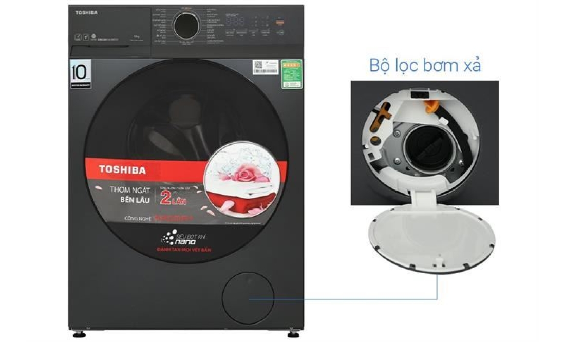 Máy giặt Toshiba Inverter 12 kg TW-T21BU130UWV(MG) 2025
