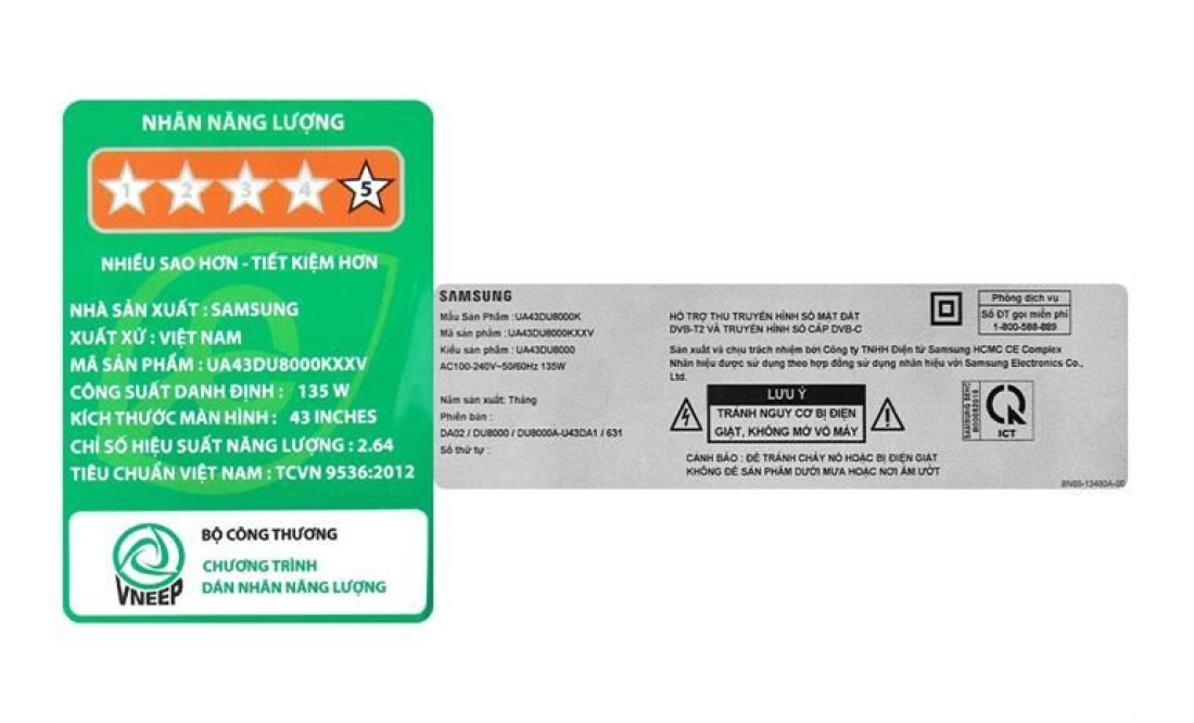 Smart Tivi Samsung 4K Ctystal UHD 85 inch UA85DU8000