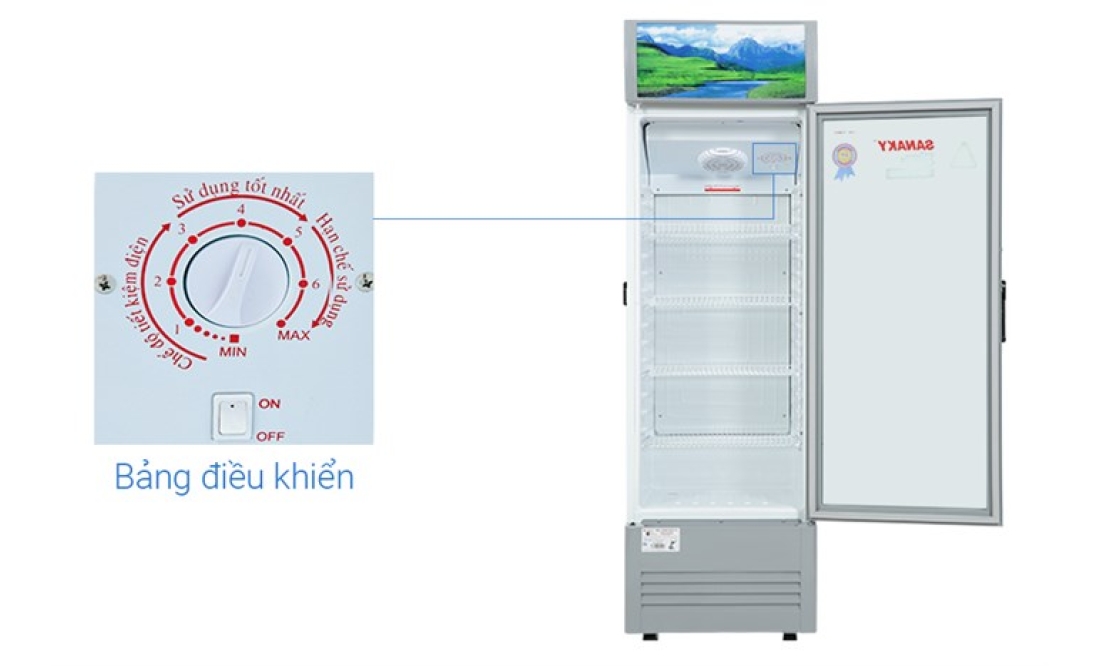 Tủ mát Sanaky Inverter 200 lít VH-258K3L