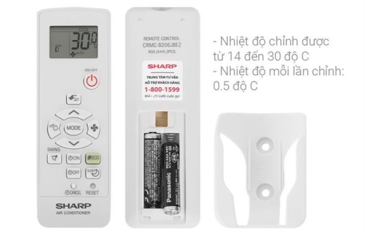 Máy Lạnh Sharp AH-XP10CEWC 1.0HP Inverter 2025