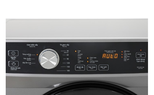 Máy sấy thông hơi Aqua 8 kg AQH-V800H SS