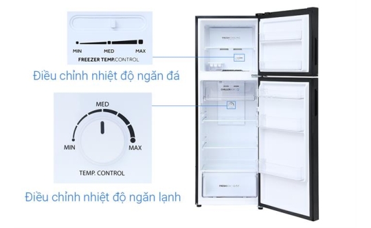 Tủ lạnh Aqua Inverter 236 lít AQR-T260FA(FB)