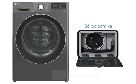 Máy giặt sấy LG Inverter giặt 11 kg - sấy 7 kg FV1411D4B