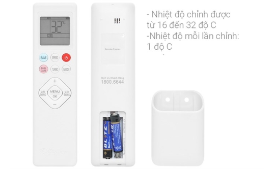 Máy lạnh Casper QC-12IS36 1.5HP Inverter 2024