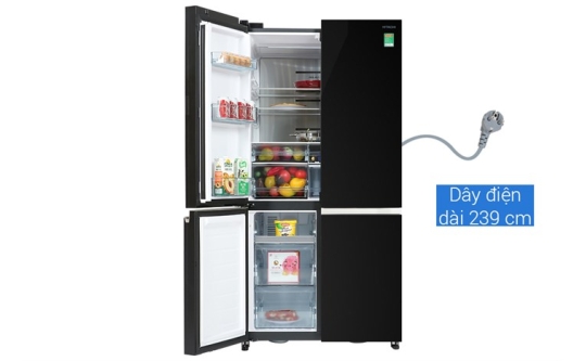 Tủ lạnh Hitachi Inverter 640 lít Multi Door R-WB640VGV0 GBK