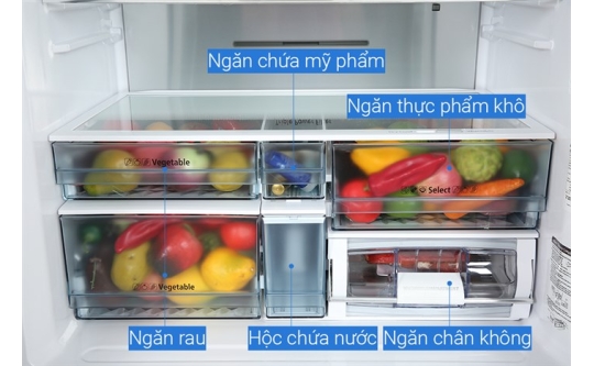 Tủ lạnh Hitachi Inverter 640 lít Multi Door R-WB640VGV0 GBK