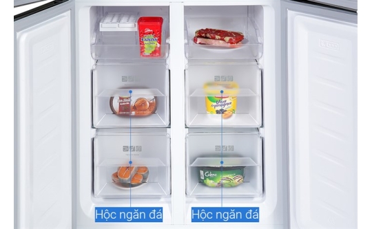 Tủ lạnh Sharp Inverter 362 lít Multi Door SJ-FX420VG-BK