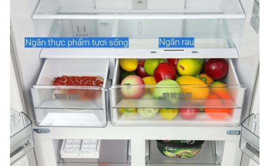 Tủ lạnh Sharp Inverter Multi Door 421 lít SJ-FXP510VG-CH