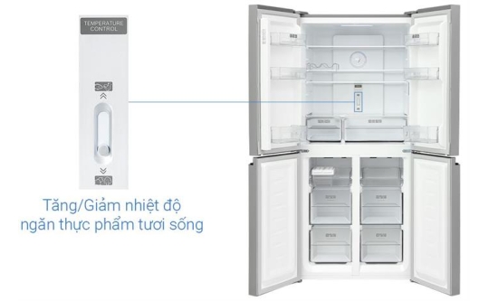 Tủ lạnh Sharp Inverter Multi Door 421 lít SJ-FXP510VG-CH
