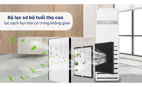 Máy Lạnh Tủ Đứng LG ZPNQ36GR5A0 4.0HP Inverter - 1 Pha