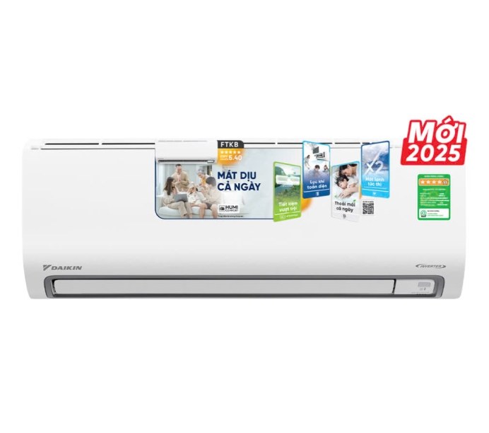 Máy Lạnh Daikin FTKB25ZVMV 1.0HP Inverter 2025
