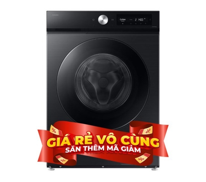Máy giặt sấy Samsung Bespoke Inverter giặt 12 kg - sấy 7 kg WD12DB7B85GBSV