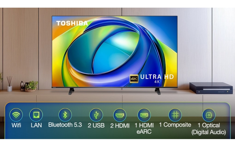 Smart Tivi Toshiba AI 4K 65 inch 65C350RP