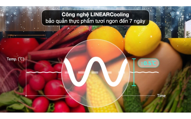 Tủ lạnh LG Inverter 635 lít Side By Side InstaView GR-G257BL