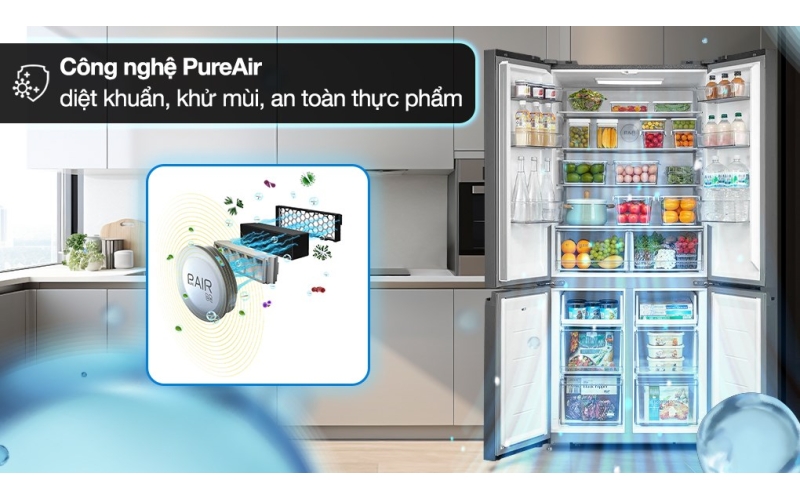 Tủ lạnh Toshiba Inverter 515 lít Multi Door GR-RF677WI-PGV(22)-XK