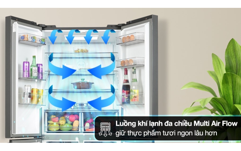 Tủ lạnh Toshiba Inverter 515 lít Multi Door GR-RF677WI-PGV(22)-XK