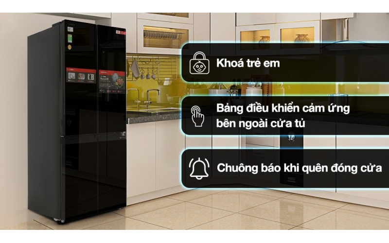 Tủ lạnh Toshiba Inverter 515 lít Multi Door GR-RF677WI-PGV(22)-XK