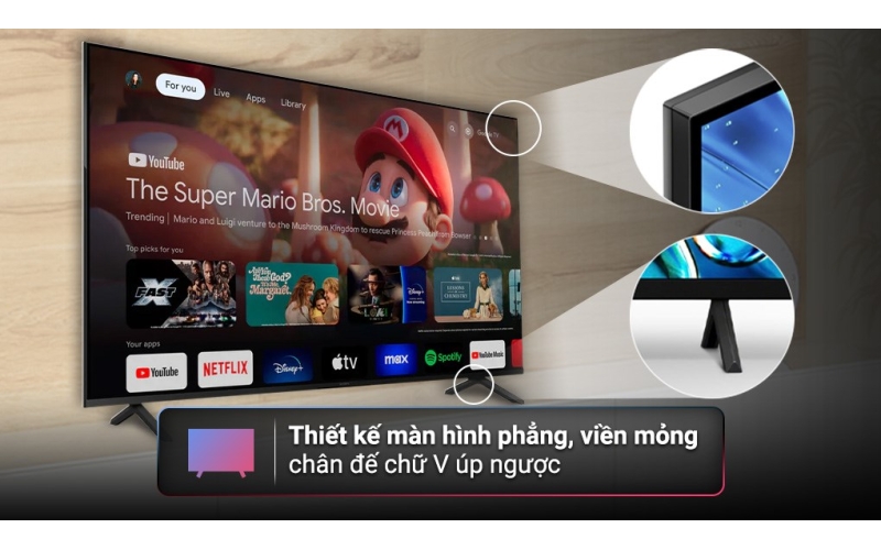 Google Tivi Sony 4K 43 inch K-43S30