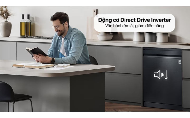 Máy rửa chén độc lập LG LDN14BLA5 2025