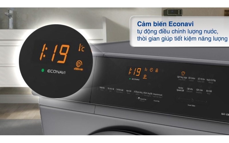 Máy giặt Panasonic Inverter 10 kg NA-V10FA1LVT 2025