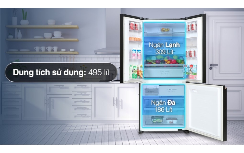 Tủ lạnh Panasonic 495 lít Multi Door PRIME+ Edition NR-CW530XMMV Inverter
