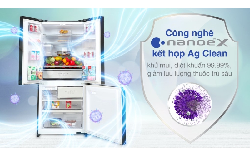 Tủ lạnh Panasonic 495 lít Multi Door PRIME+ Edition NR-CW530XMMV Inverter