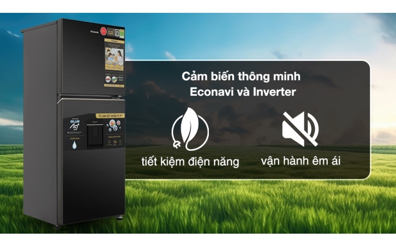 Tủ lạnh Panasonic Inverter 326 lít NR-TL351VGMV