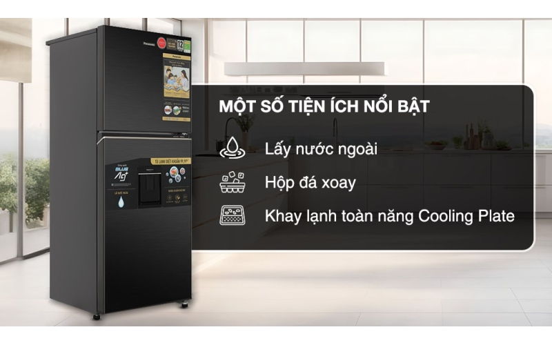 Tủ lạnh Panasonic Inverter 326 lít NR-TL351VGMV