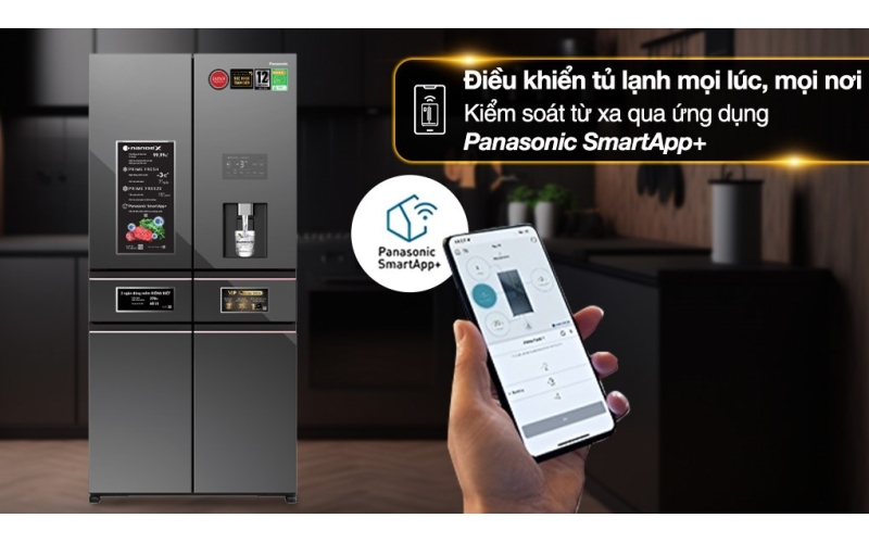 Tủ lạnh Panasonic Inverter 650 lít PRIME+ Edition Multi Door NR-WY720ZMMV