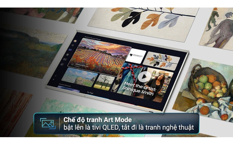 Smart Tivi Khung Tranh The Frame QLED Samsung 4K 75 inch QA75LS03D