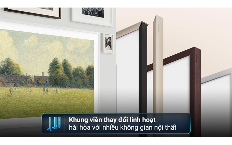 Smart Tivi Khung Tranh The Frame QLED Samsung 4K 75 inch QA75LS03D