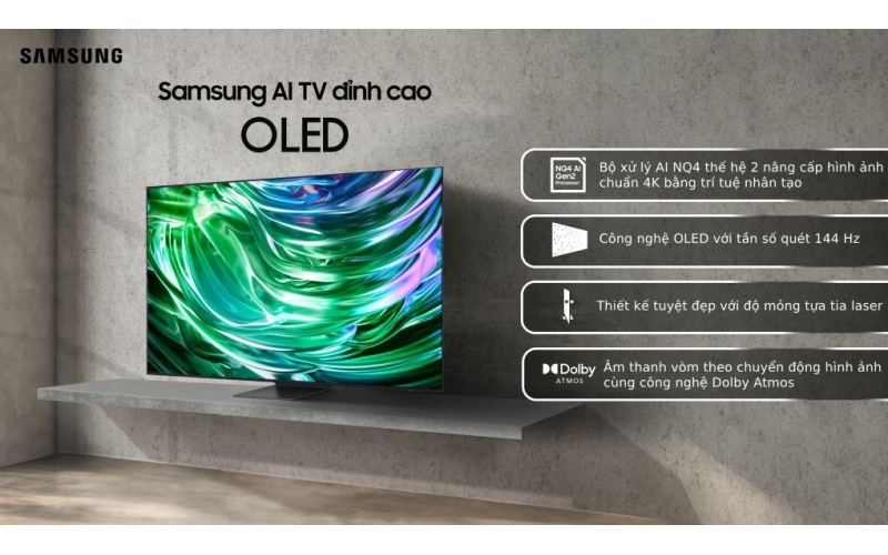 Smart Tivi OLED Samsung 4K 65 inch QA65S90D