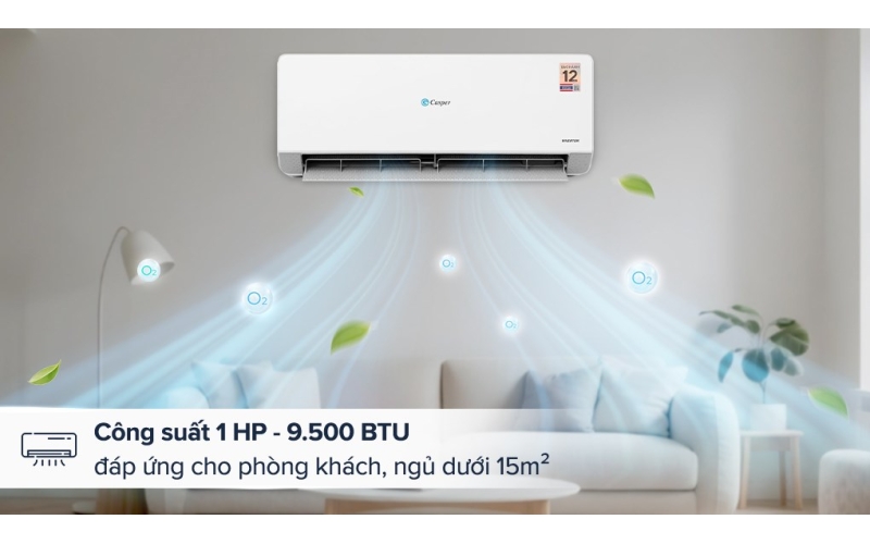 Máy Lạnh Casper QC-09IU36A 1.0HP Inverter 2026