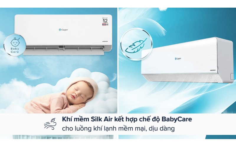 Máy Lạnh Casper QC-12IU36A 1.5HP Inverter 2026