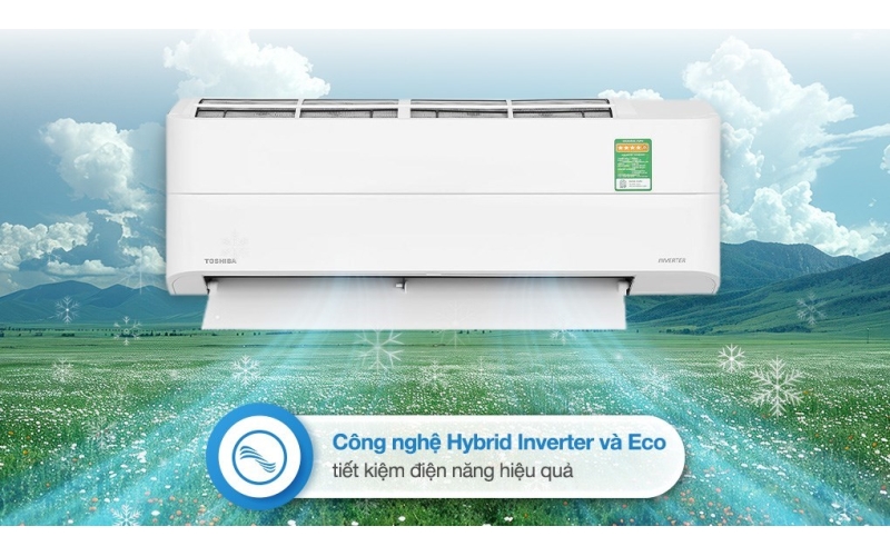 Máy lạnh Toshiba RAS-H18P2KCVG-V 2.0HP Inverter 2026