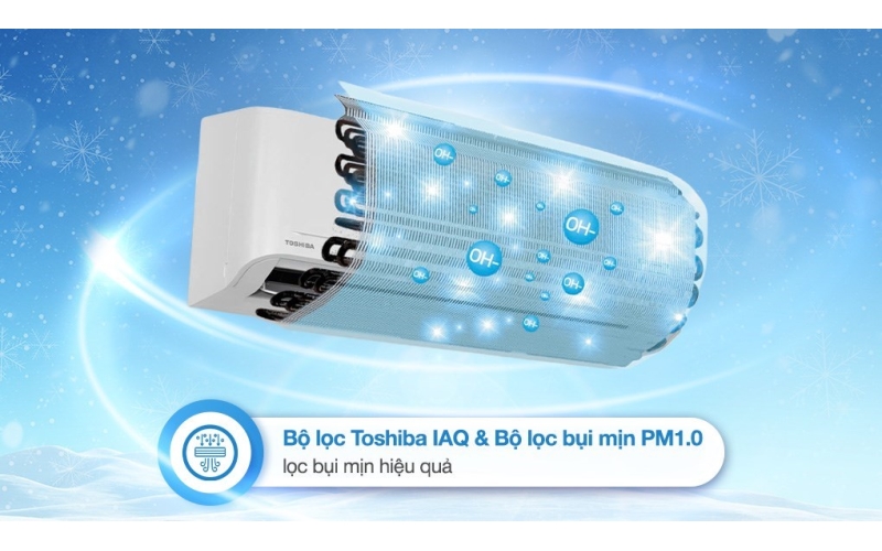 Máy lạnh Toshiba RAS-H18P2KCVG-V 2.0HP Inverter 2026