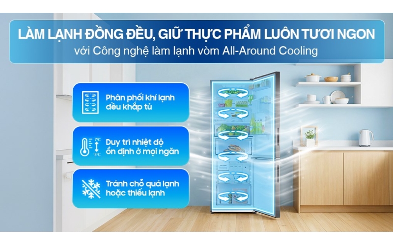 Tủ lạnh Samsung Inverter 307 lít RB30N4190B1/SV 2026
