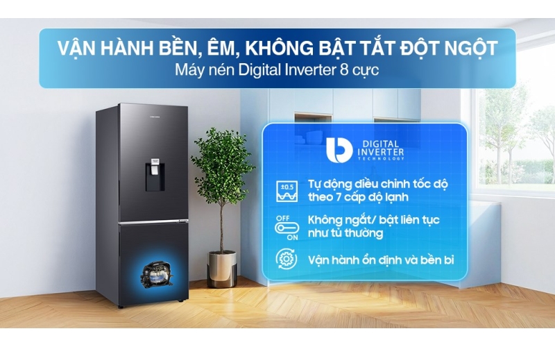 Tủ lạnh Samsung Inverter 307 lít RB30N4190B1/SV 2026