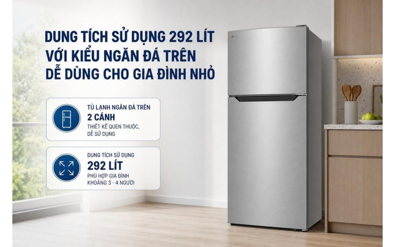 Tủ lạnh LG Inverter 292 lít T30SV