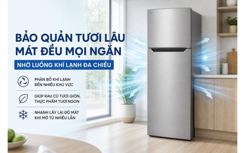 Tủ lạnh LG Inverter 292 lít T30SV